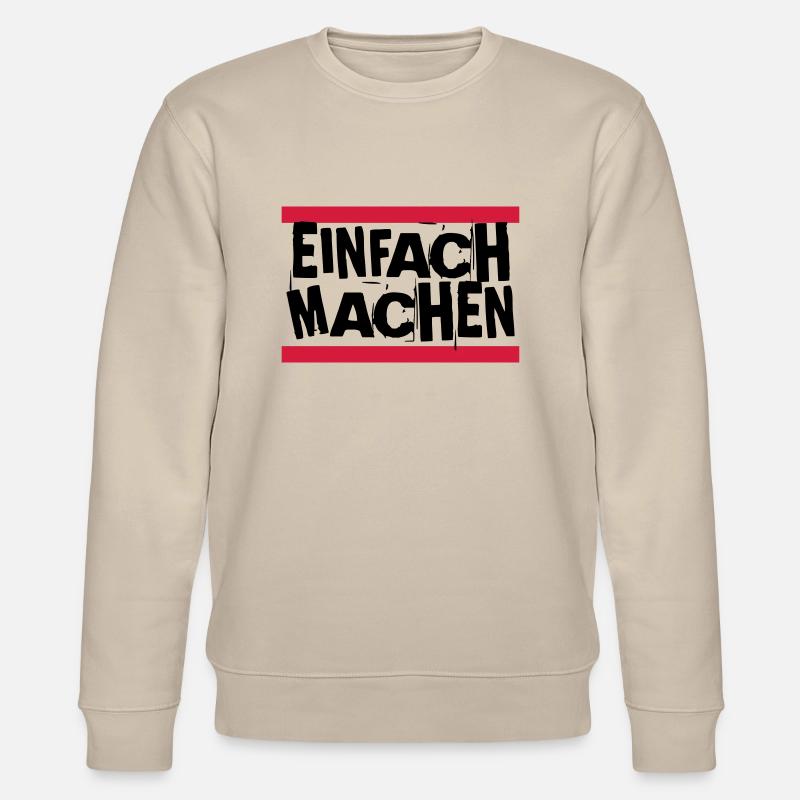 EINFACH MACHEN - Stanley/Stella Unisex Bio-Sweatshirt CHANGER  - Beige