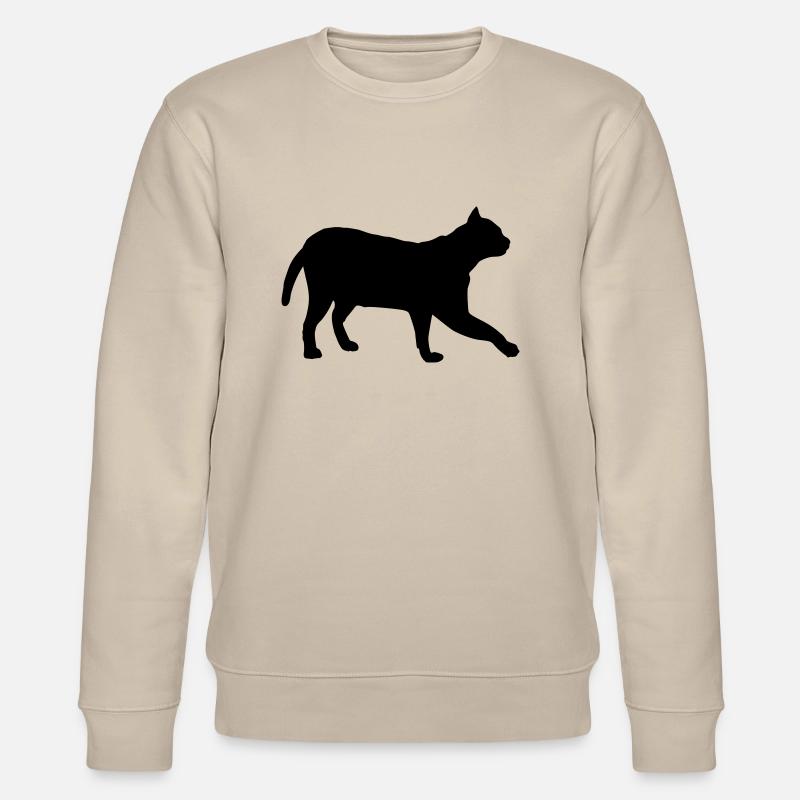 katze - Stanley/Stella Unisex Bio-Sweatshirt CHANGER  - Beige