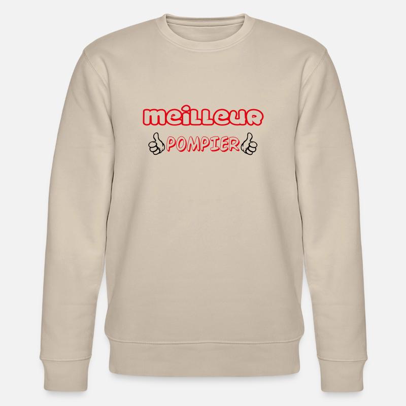 MEILLEUR POMPIER - Sweat bio CHANGER Stanley/Stella Unisexe - beige