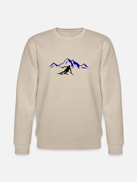Ski Mountains 02 - Stanley/Stella CHANGER Unisex Organic Sweatshirt - beige