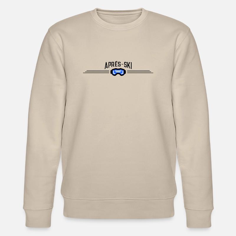 Apres Ski Skibrille - Stanley/Stella Unisex Bio-Sweatshirt CHANGER  - Beige