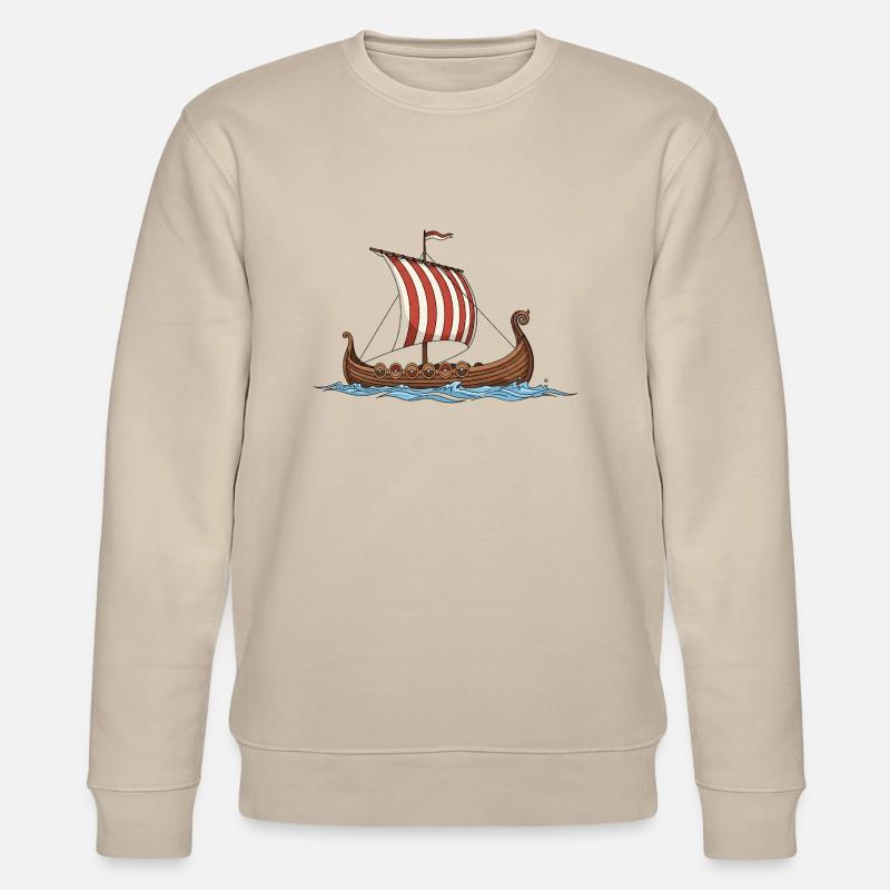 Wikingerboot - Stanley/Stella Unisex Bio-Sweatshirt CHANGER  - Beige