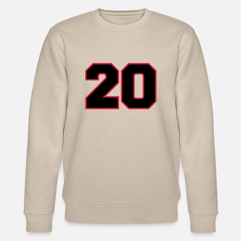 Number20 - Sweat bio CHANGER Stanley/Stella Unisexe - beige