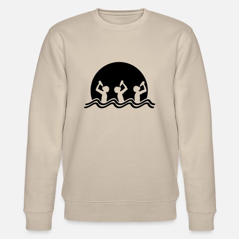 Beach Drinking Team - Sweat bio CHANGER Stanley/Stella Unisexe - beige