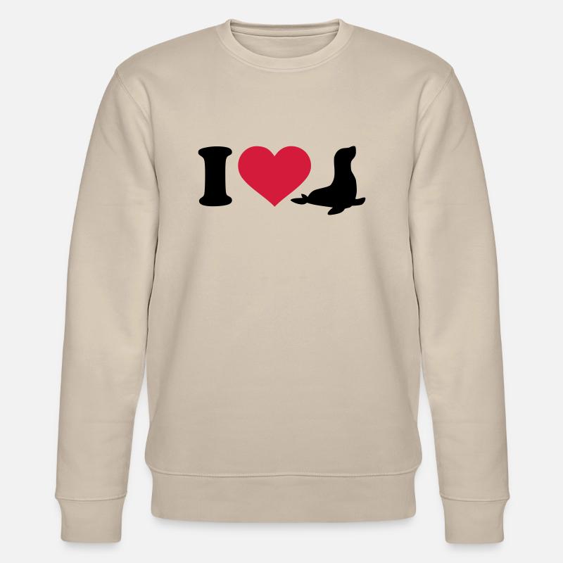 Robbe - Stanley/Stella Unisex Bio-Sweatshirt CHANGER  - Beige