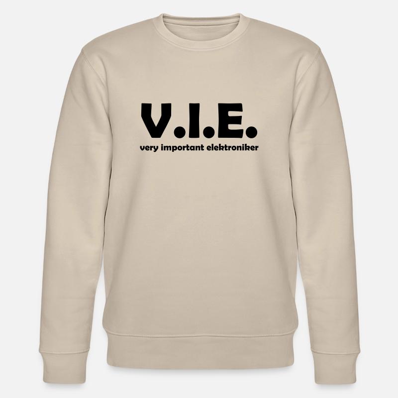 elektroniker - Stanley/Stella Unisex Bio-Sweatshirt CHANGER  - Beige