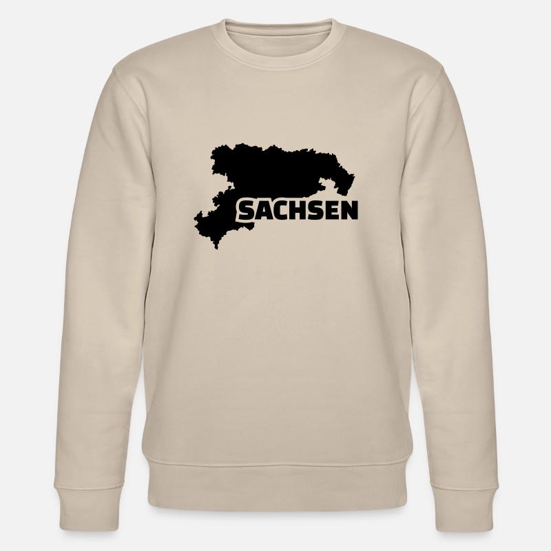 Sachsen - Stanley/Stella Unisex Bio-Sweatshirt CHANGER  - Beige