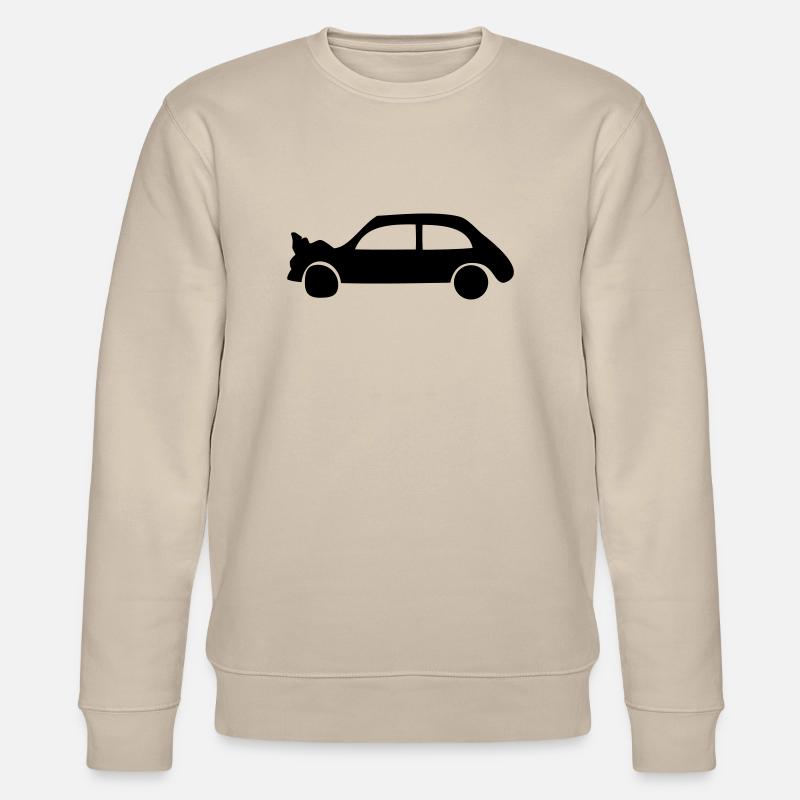 Crash Auto - Unfall - Stanley/Stella Unisex Bio-Sweatshirt CHANGER  - Beige
