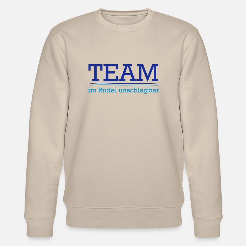 Team im Rudel - Stanley/Stella Unisex Bio-Sweatshirt CHANGER - Beige
