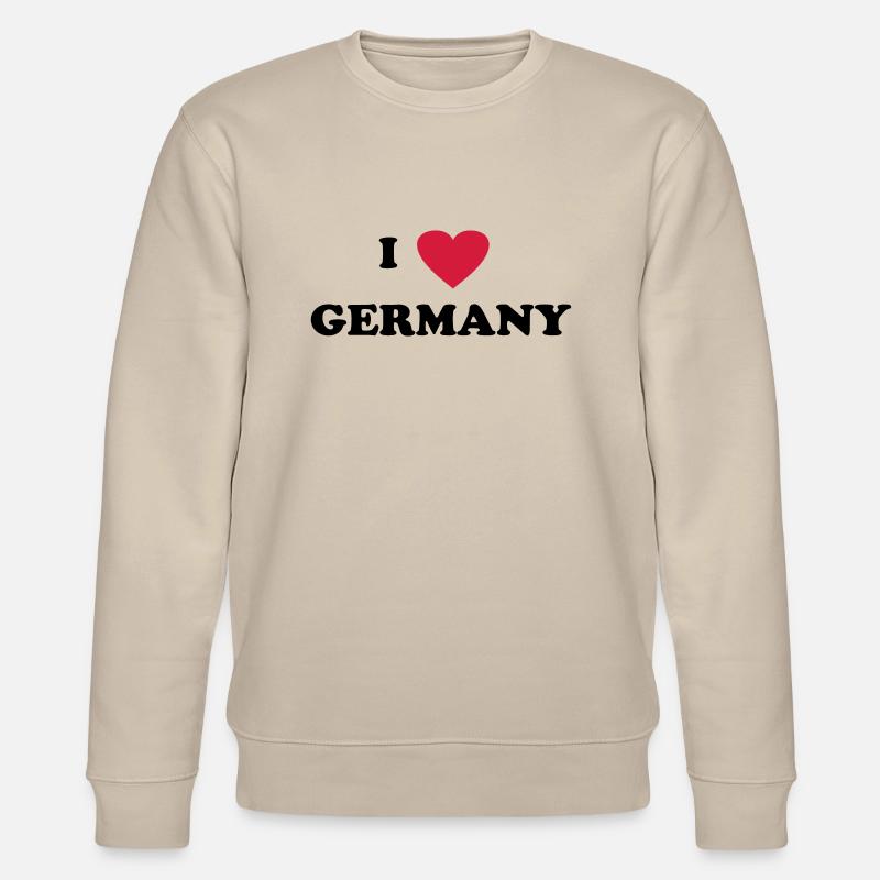 I love Germany - Stanley/Stella Unisex Bio-Sweatshirt CHANGER  - Beige