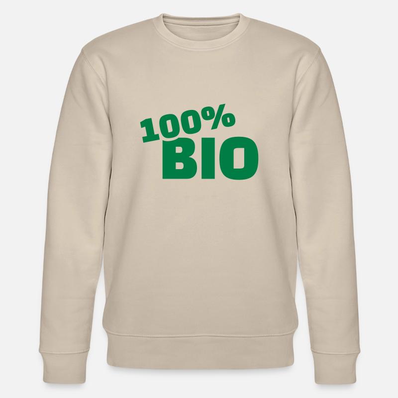 100% Bio - Stanley/Stella Unisex Bio-Sweatshirt CHANGER  - Beige