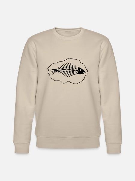 fish _fossil_2_fp2 - Stanley/Stella CHANGER Unisex Organic Sweatshirt - beige
