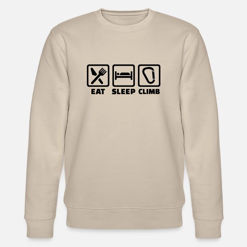Klettern - Stanley/Stella Unisex Bio-Sweatshirt CHANGER  - Beige