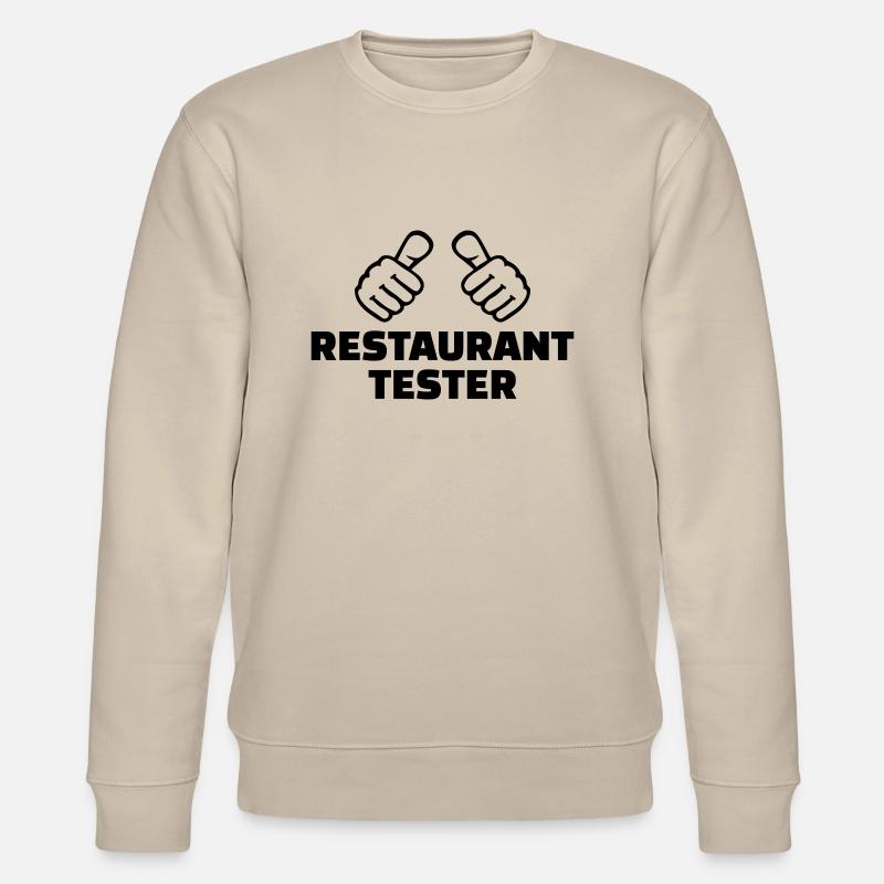 Restaurant Tester - Stanley/Stella Unisex Bio-Sweatshirt CHANGER  - Beige