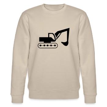 bagger - Stanley/Stella Unisex Bio-Sweatshirt CHANGER  - Beige - Vorne - Nik (191cm) & Marisol (170cm)