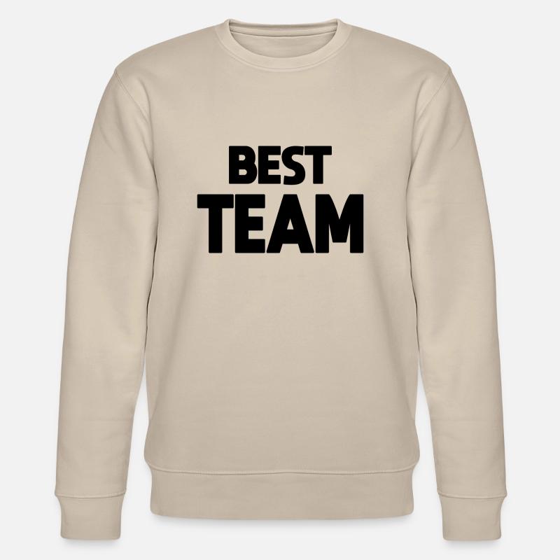 Meilleure équipe Mannschaft - Sweat bio CHANGER Stanley/Stella Unisexe - beige