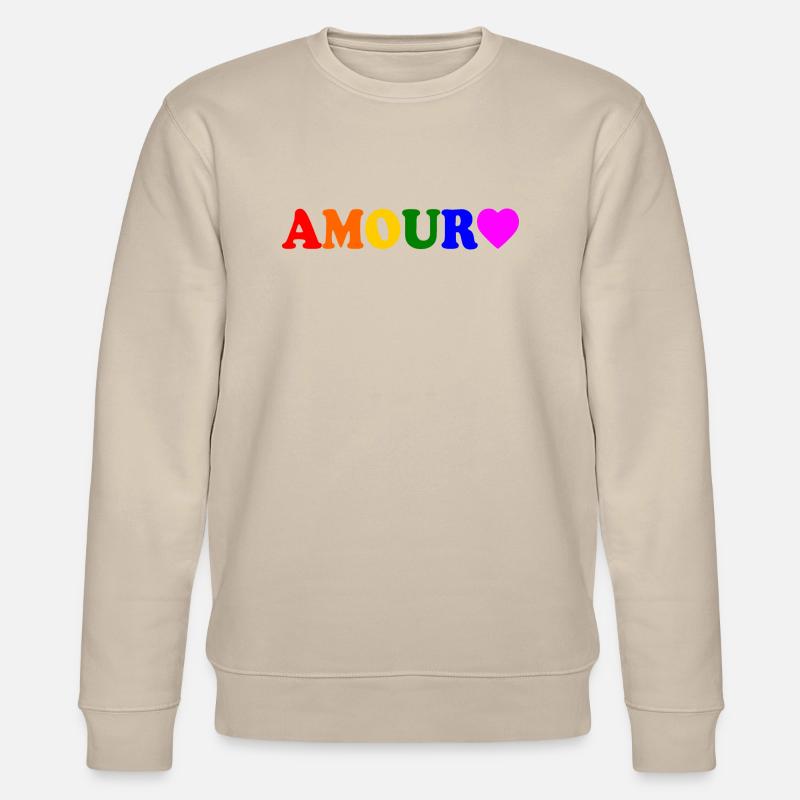 Amour - Stanley/Stella Unisex Bio-Sweatshirt CHANGER  - Beige