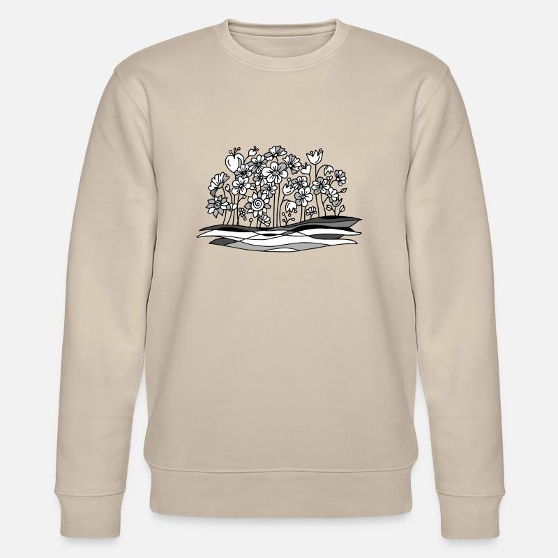 Blumen - Stanley/Stella Unisex Bio-Sweatshirt CHANGER - Beige