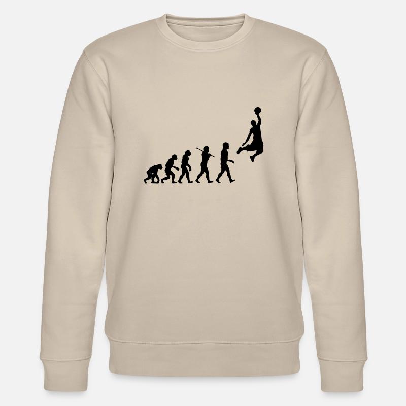 Basketball Dunk Evolution - Sweat bio CHANGER Stanley/Stella Unisexe - beige