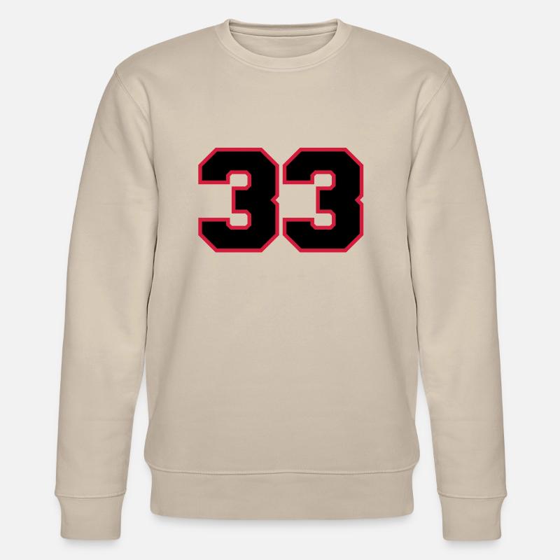 Number33 - Sweat bio CHANGER Stanley/Stella Unisexe - beige
