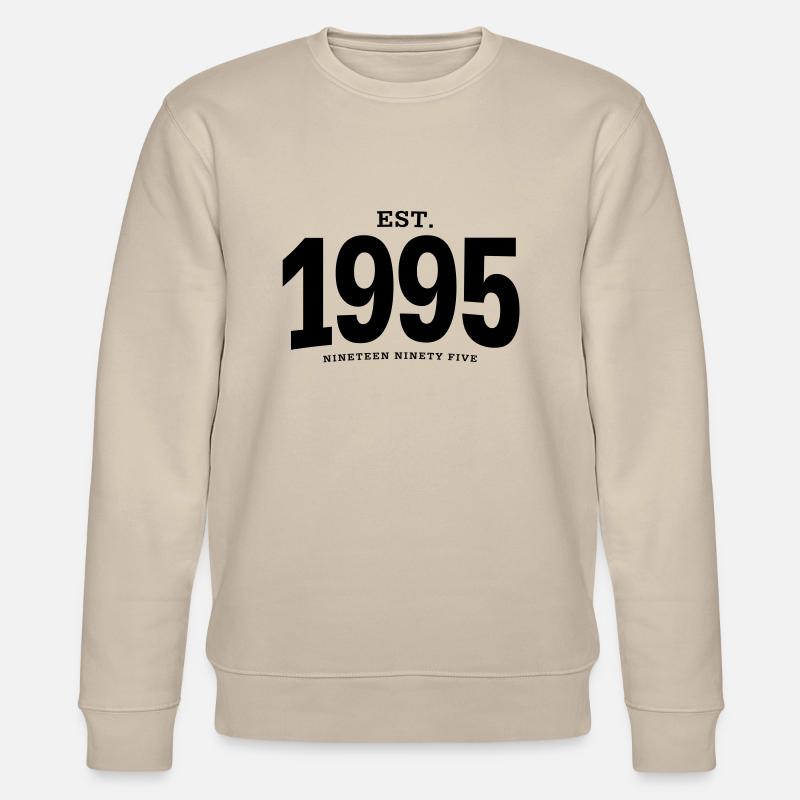 EST. 1995 Nineteen Ninety Five - Stanley/Stella Unisex Bio-Sweatshirt CHANGER  - Beige