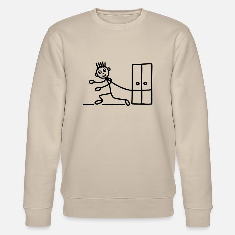 Möbelpacker - Umzugsfirma - Stanley/Stella Unisex Bio-Sweatshirt CHANGER  - Beige