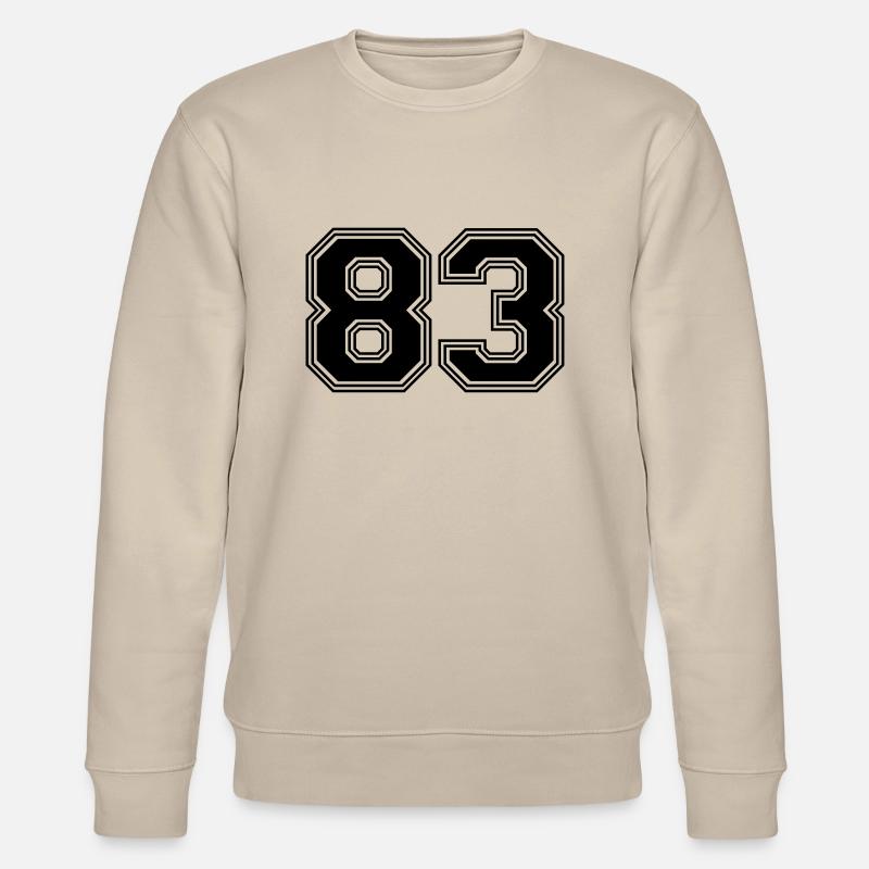 83_Nummer_83_(s31) - Stanley/Stella Unisex Bio-Sweatshirt CHANGER  - Beige