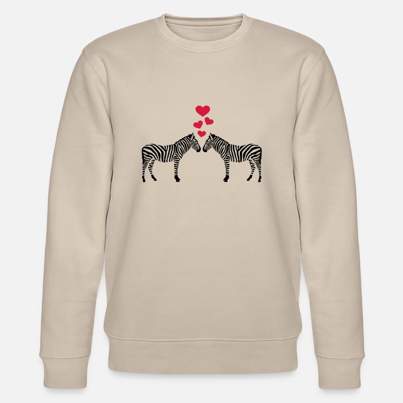 Zebra - Stanley/Stella CHANGER Unisex Organic Sweatshirt - beige