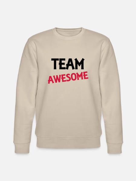 Team Awesome - Stanley/Stella Unisex Bio-Sweatshirt CHANGER - Beige