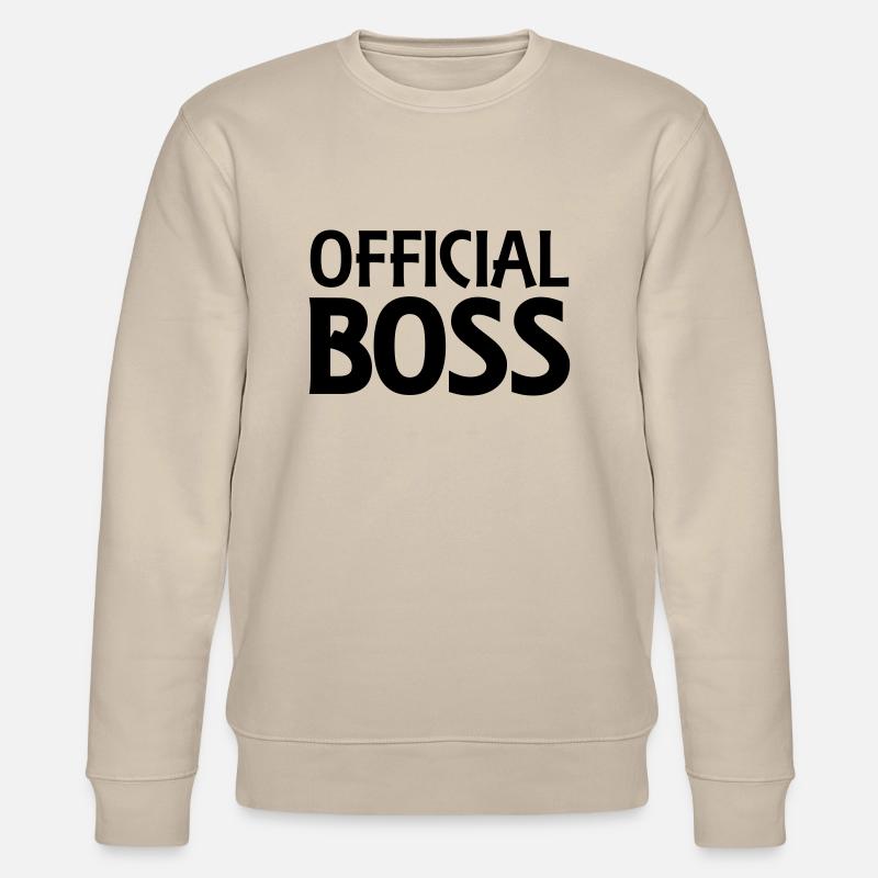 Official Boss - Sweat bio CHANGER Stanley/Stella Unisexe - beige
