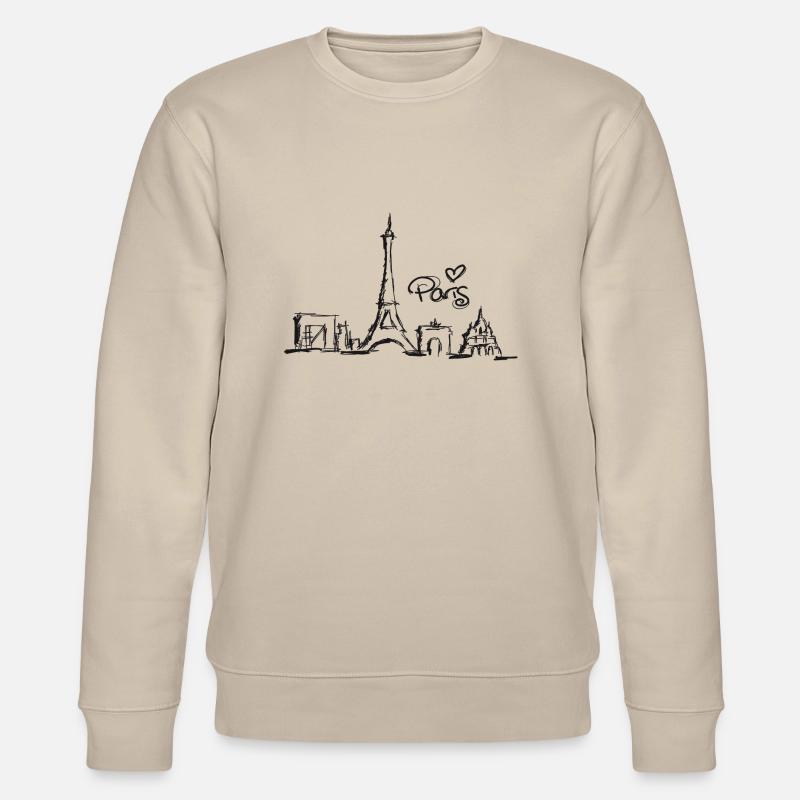 paris - Stanley/Stella Unisex Bio-Sweatshirt CHANGER  - Beige
