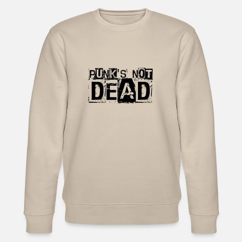 Punk is not dead - Stanley/Stella Unisex Bio-Sweatshirt CHANGER  - Beige