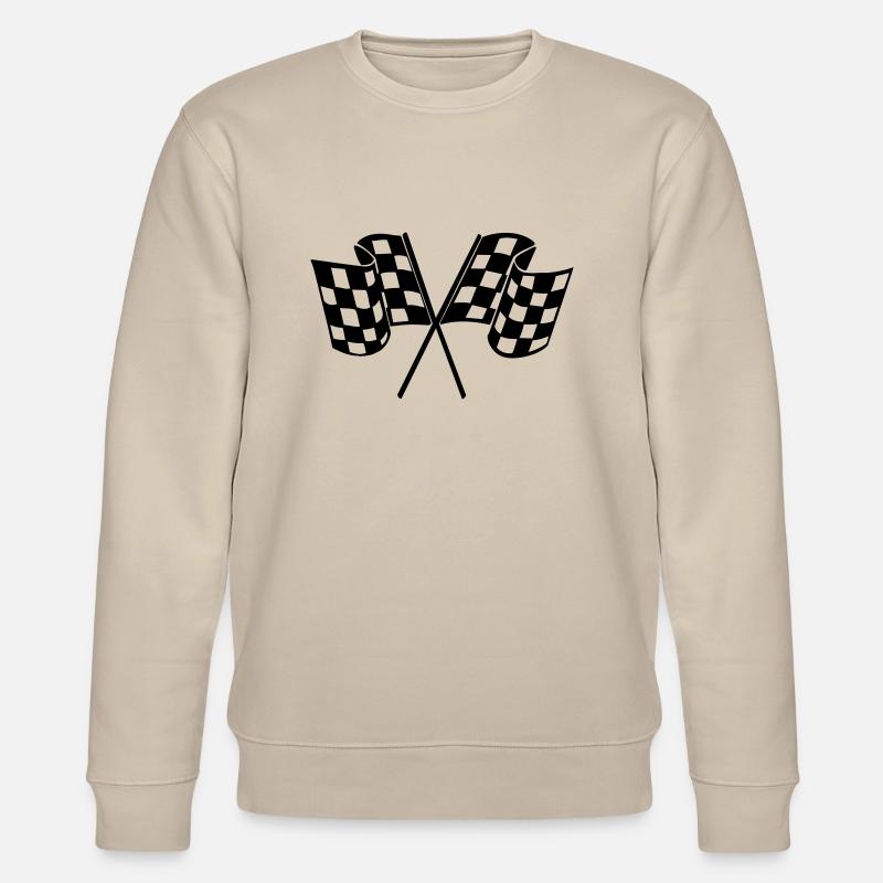 Drapeau Course Cible Voiture - Sweat bio CHANGER Stanley/Stella Unisexe - beige