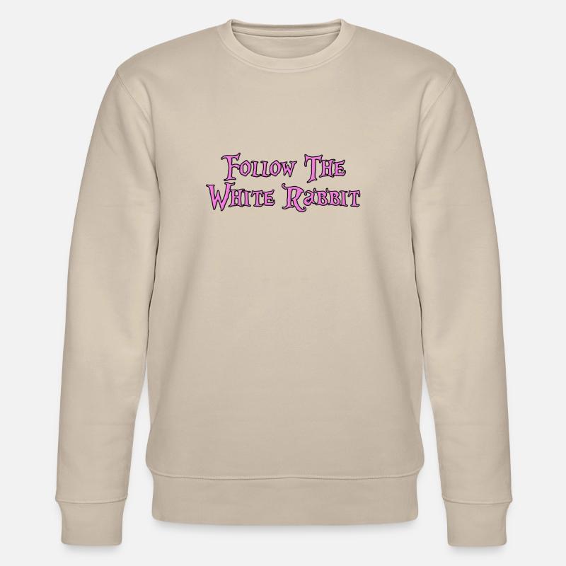Follow The White Rabbit - Stanley/Stella Unisex Bio-Sweatshirt CHANGER - Beige