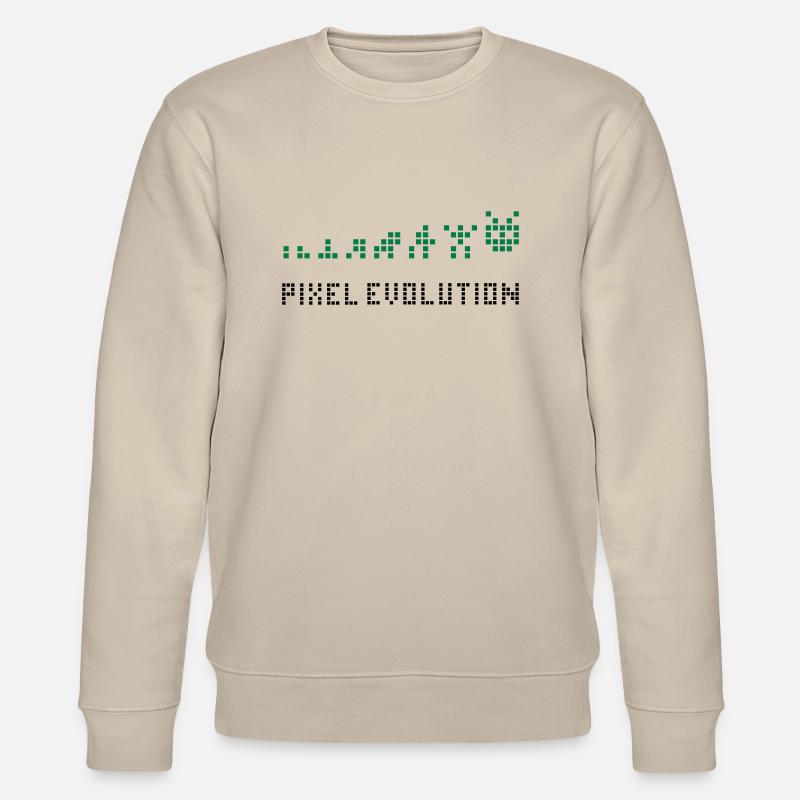 Pixel Evolution - Stanley/Stella CHANGER Unisex Organic Sweatshirt - beige