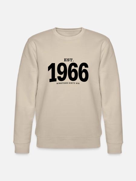 EST. 1966 Nineteen Sixty Six - Stanley/Stella CHANGER Unisex Organic Sweatshirt - beige