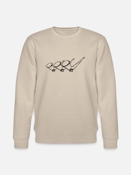 ALPHORN,horn,wind instrument,ALPS,music,switzerlan - Stanley/Stella CHANGER Unisex Organic Sweatshirt - beige