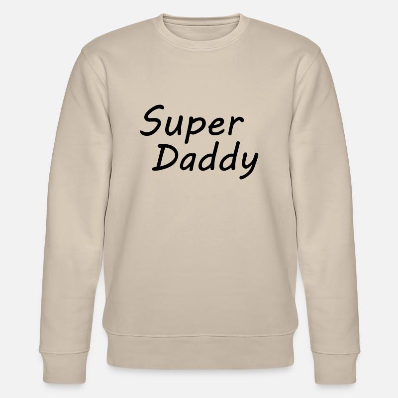 Super Daddy - Stanley/Stella Unisex Bio-Sweatshirt CHANGER  - Beige