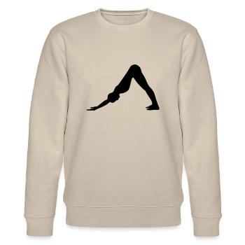Pilates - Sweat bio CHANGER Stanley/Stella Unisexe - beige - Devant - Nik (191cm) & Marisol (170cm)
