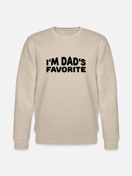 I'm Dad's Favorite - Stanley/Stella Unisex Bio-Sweatshirt CHANGER  - Beige