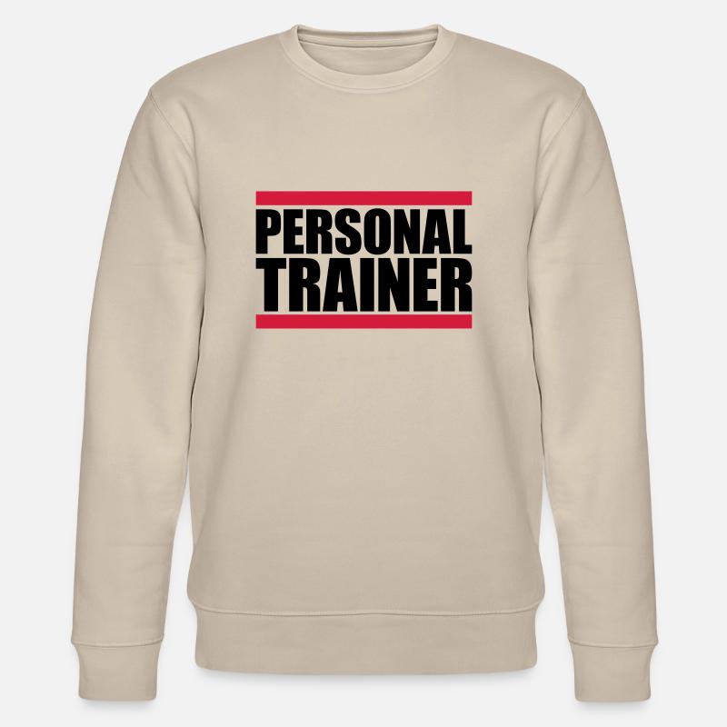 Personal Trainer Logo - Stanley/Stella Unisex Bio-Sweatshirt CHANGER  - Beige