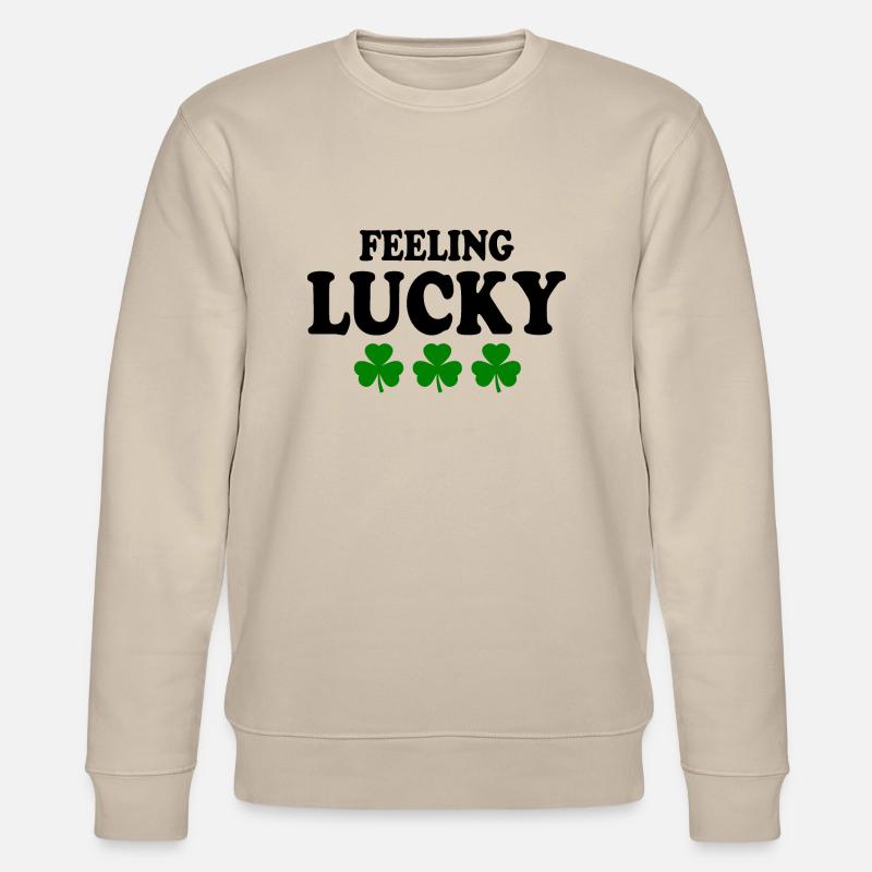 feeling lucky - Sweat bio CHANGER Stanley/Stella Unisexe - beige