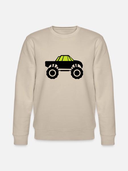 monster truck - Stanley/Stella Unisex Bio-Sweatshirt CHANGER  - Beige