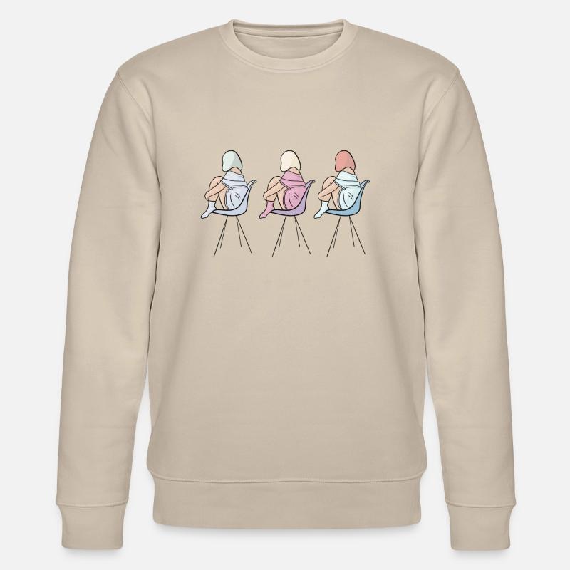 Mädels Mädels Mädels - Stanley/Stella Unisex Bio-Sweatshirt CHANGER  - Beige