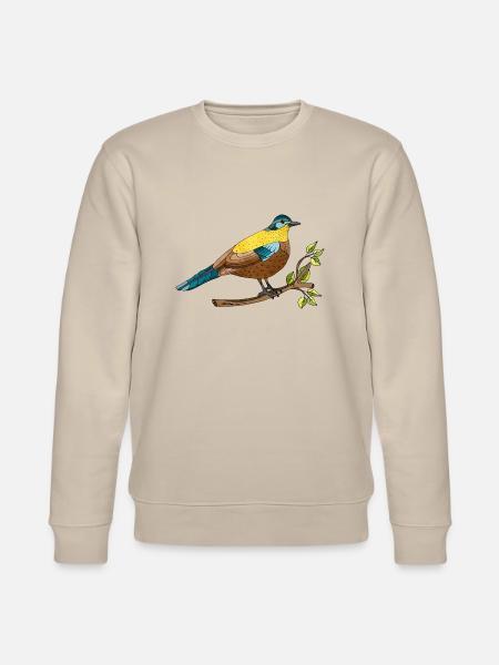 Bunter Vogel - Stanley/Stella Unisex Bio-Sweatshirt CHANGER  - Beige