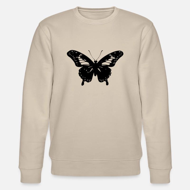 Schmetterling - Stanley/Stella Unisex Bio-Sweatshirt CHANGER  - Beige