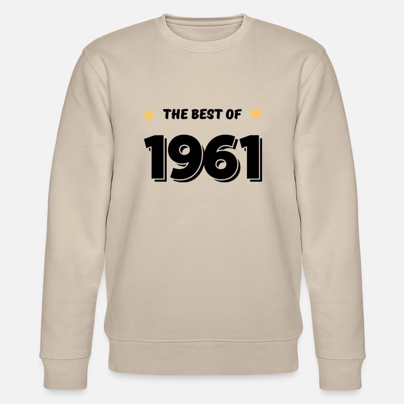 Das Beste von 1961 - Stanley/Stella Unisex Bio-Sweatshirt CHANGER - Beige