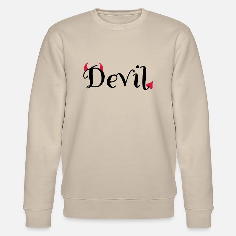 Devil - Stanley/Stella Unisex Bio-Sweatshirt CHANGER  - Beige