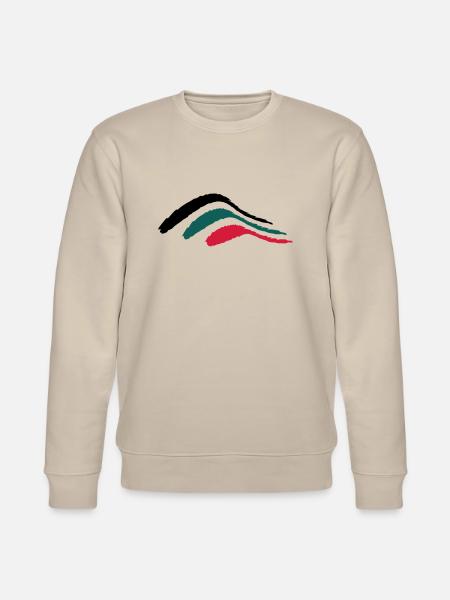 stripe bush_vec_3 - Stanley/Stella CHANGER Unisex Organic Sweatshirt - beige