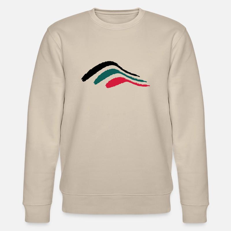 stripe bush_vec_3 fr - Sweat bio CHANGER Stanley/Stella Unisexe - beige